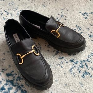 Steve Madden lug sole leather loafer size 11